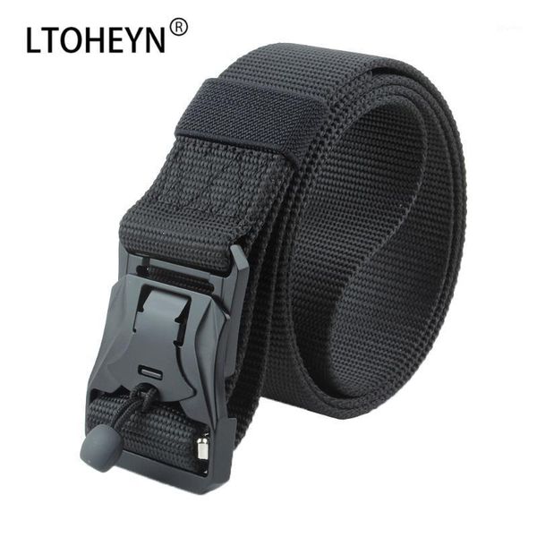 belts width-3.8cm nylon tactical outdoor men's belt magnetic buckle for quick disassembly of training women's1, Black;brown
belts width-3.8cm nylon tactical outdoor men's belt magnetic buckle for quick disassembly of training women's1, Black;brown