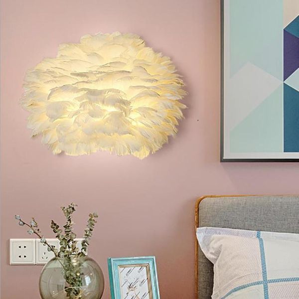 wall lamp led indoor lighting modern home creative feather for children's room wedding bedroom bedside
wall lamp led indoor lighting modern home creative feather for children's room wedding bedroom bedside