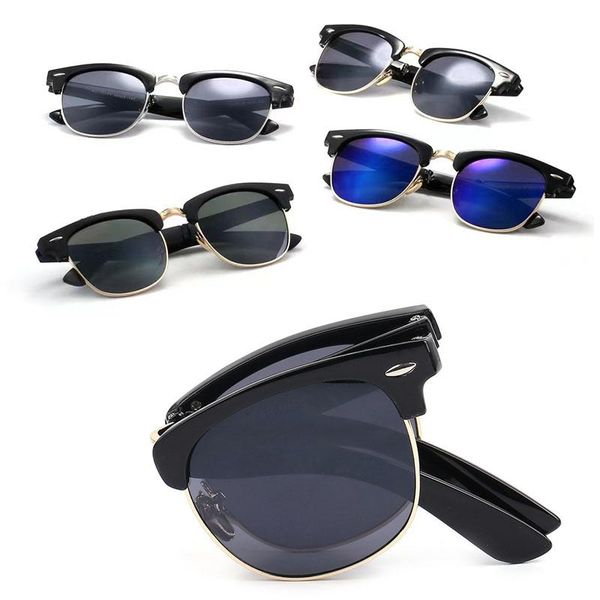 sunglasses oval metal frame brand design personality foldable retro glasses men women sports riding outdoor driving mirror uv400, White;black
sunglasses oval metal frame brand design personality foldable retro glasses men women sports riding outdoor driving mirror uv400, White;black