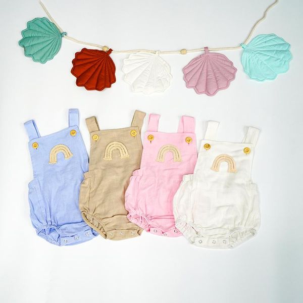 rompers baby rainbow cotton linen romper clothing summer born infant boys girls neutral sleeveless jumpsuit backless outfits, Blue
rompers baby rainbow cotton linen romper clothing summer born infant boys girls neutral sleeveless jumpsuit backless outfits, Blue