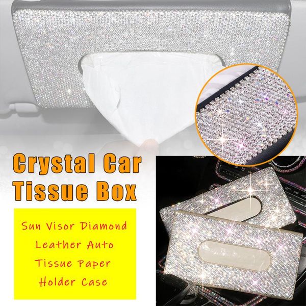 crystal car tissue box sun visor diamond leather auto paper holder case sunvisor hanging napkin accessoires sunshade
crystal car tissue box sun visor diamond leather auto paper holder case sunvisor hanging napkin accessoires sunshade