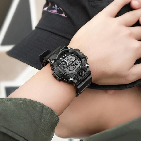 wristwatches wlisth watch leisure sports special forces men's multifunctional outdoor electronic trend waterproof student, Slivery;brown
wristwatches wlisth watch leisure sports special forces men's multifunctional outdoor electronic trend waterproof student, Slivery;brown