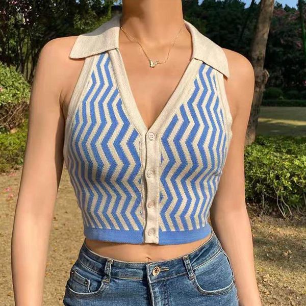streetwear fashion striped y2k halter knitted crop women backless slim outfits female tank 210514, White
streetwear fashion striped y2k halter knitted crop women backless slim outfits female tank 210514, White