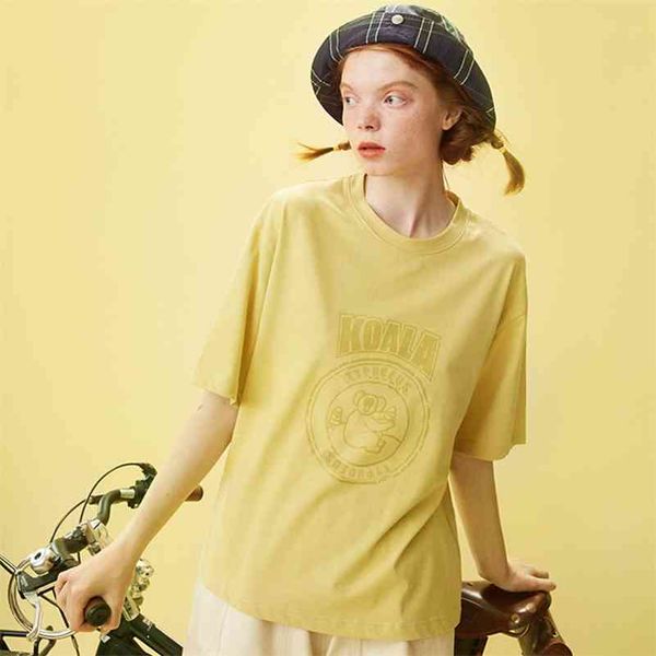 summer women fashion design t-shirt o neck short sleeve cute koala printed loose tshirt tees for teenage preppy style 210515, White
summer women fashion design t-shirt o neck short sleeve cute koala printed loose tshirt tees for teenage preppy style 210515, White