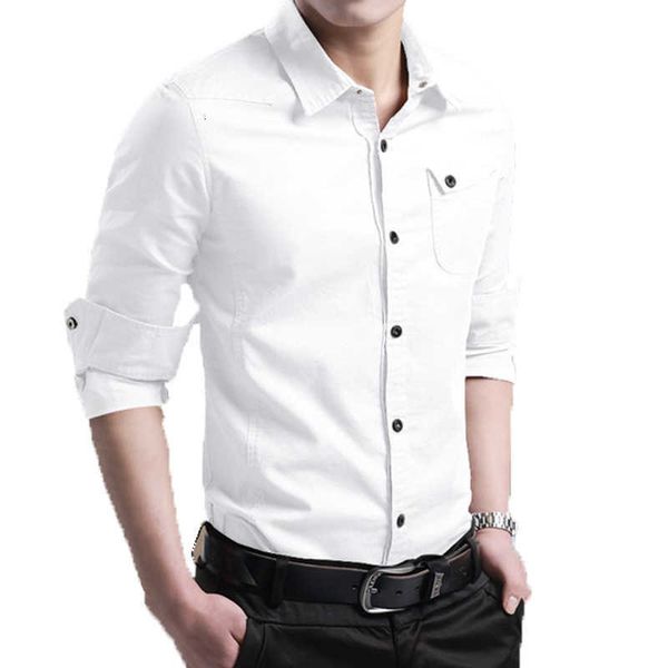 men's casual shirts long sleeve cotton male fashion streetwear clothing single breasted military men shirt solid rsqy, White;black
men's casual shirts long sleeve cotton male fashion streetwear clothing single breasted military men shirt solid rsqy, White;black