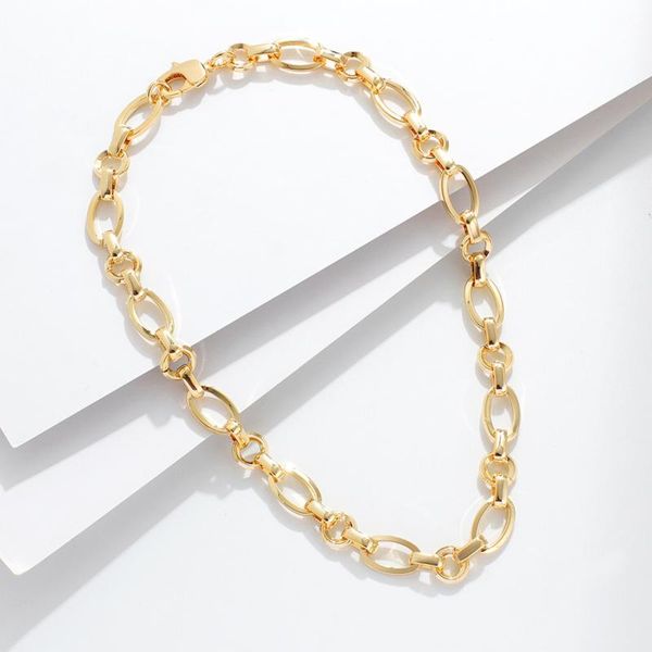 chokers gojomem punk style large women's o chain gold color necklace big choker pendant and steampunk jewelry for girl, Golden;silver
chokers gojomem punk style large women's o chain gold color necklace big choker pendant and steampunk jewelry for girl, Golden;silver