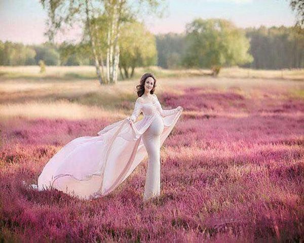 pography po dress before open mop the floor long skirt trade pregnant women maternity dresses, White
pography po dress before open mop the floor long skirt trade pregnant women maternity dresses, White