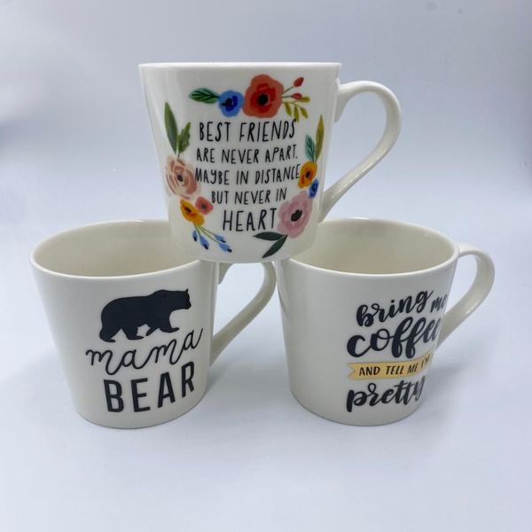 mugs ceramic mug 14oz white water cups creative printing friend mama bear tea milk cup unique gift home decor
mugs ceramic mug 14oz white water cups creative printing friend mama bear tea milk cup unique gift home decor