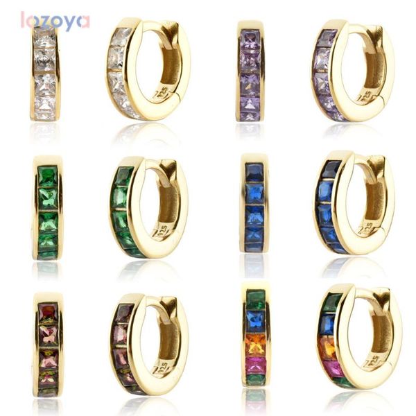 hoop & huggie lozoya 925 sterling hoops earring round silver 7mm square zircon huggies clips women fashion fine jewelry colorful cz, Golden;silver
hoop & huggie lozoya 925 sterling hoops earring round silver 7mm square zircon huggies clips women fashion fine jewelry colorful cz, Golden;silver