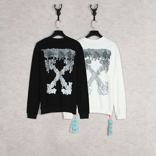 brand tide high off version dissolved water drop arrow print ow loose casual men's and women's couple round neck sweater, Black
brand tide high off version dissolved water drop arrow print ow loose casual men's and women's couple round neck sweater, Black