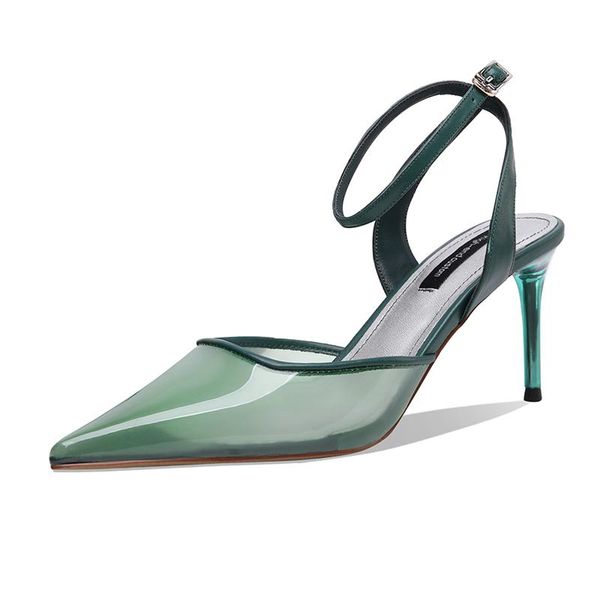kmeioo pointed toe buckle strap pvc transparent sandals high heel fashion pumps female stiletto women shoes party wedding, Black
kmeioo pointed toe buckle strap pvc transparent sandals high heel fashion pumps female stiletto women shoes party wedding, Black
