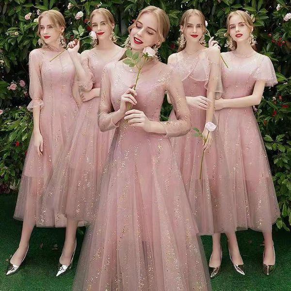 bridesmaid dress arrival pink sweet lady girl women princess banquet party ball gown, White;pink
bridesmaid dress arrival pink sweet lady girl women princess banquet party ball gown, White;pink
