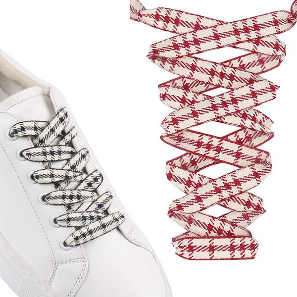 1 pair flat black white grid shoe lace plaid printing checkered ribbons shoelaces polyester double side sneaker lacing, White;pink
1 pair flat black white grid shoe lace plaid printing checkered ribbons shoelaces polyester double side sneaker lacing, White;pink