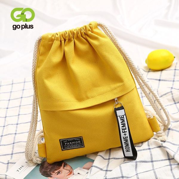 canvas drawsting backpack shoulder bags for women female solid organizer travel outdoor sports school
canvas drawsting backpack shoulder bags for women female solid organizer travel outdoor sports school