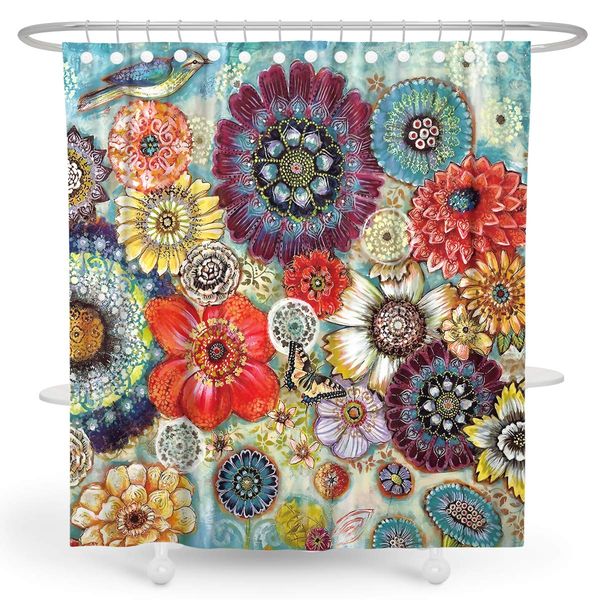 boho floral shower curtain colorful flower bohemian waterproofinch spring plants vibrant birds india ethnic 12 pack plastic
boho floral shower curtain colorful flower bohemian waterproofinch spring plants vibrant birds india ethnic 12 pack plastic