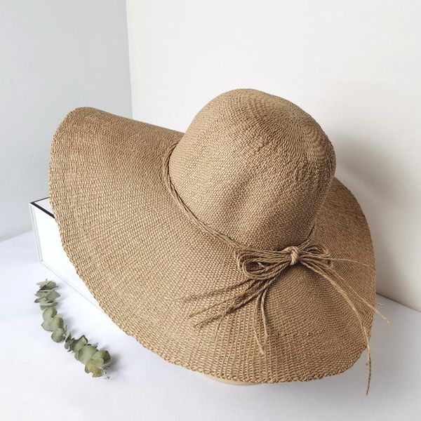 wide brim hats big hat panama sunshade handwoven summer straw for women breathable collapsible holiday, Blue;gray
wide brim hats big hat panama sunshade handwoven summer straw for women breathable collapsible holiday, Blue;gray