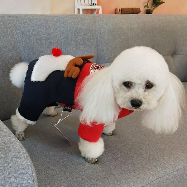 dog apparel pet four-legged cotton clothes pets christmas thickening autumn and winter deer
dog apparel pet four-legged cotton clothes pets christmas thickening autumn and winter deer