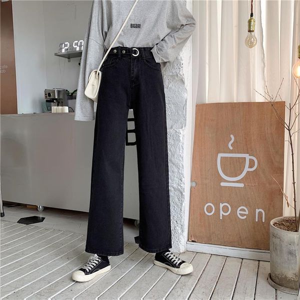 women's jeans chunqiu south korean edition 2021 high-waisted skinny wide-leg trousers black womenswear web celebrity baggy pants fas, Blue
women's jeans chunqiu south korean edition 2021 high-waisted skinny wide-leg trousers black womenswear web celebrity baggy pants fas, Blue
