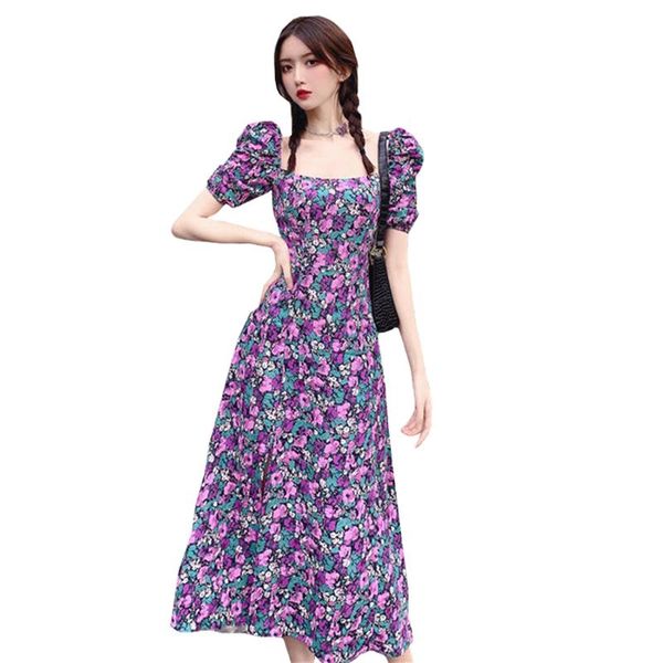 casual dresses fashion printed ladies dress short sleeve split square neck 2021 summer women hedging mid-length vintage, Black;gray
casual dresses fashion printed ladies dress short sleeve split square neck 2021 summer women hedging mid-length vintage, Black;gray