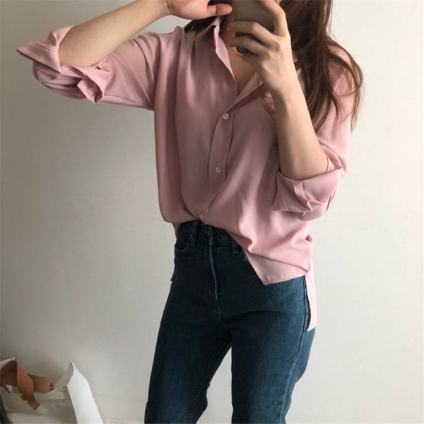 elegance silky all match minimalist chic women arrival office lady brief gentle shirts 210421, White
elegance silky all match minimalist chic women arrival office lady brief gentle shirts 210421, White
