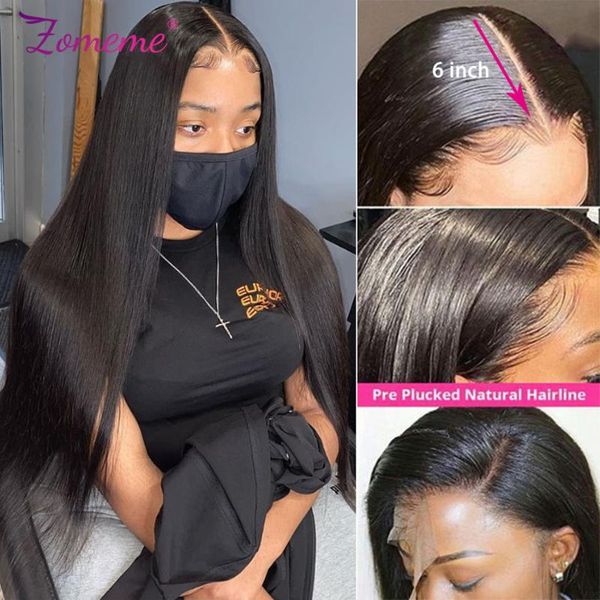 lace wigs 250 density 13x6 hd front wig transparent for women brazilian 30 inch bone straight human hair siyun show, Black;brown