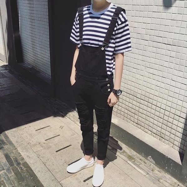 black white ripped jeans women pant jumpsuit hip hop casual suspender knee hole distressed denim bib overalls pockets
black white ripped jeans women pant jumpsuit hip hop casual suspender knee hole distressed denim bib overalls pockets
