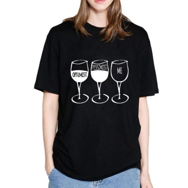 women's t-shirt optimist pessimist me funny letter women tshirt casual short sleeve tees 100% cotton o neck korean fashion clothes for, White
women's t-shirt optimist pessimist me funny letter women tshirt casual short sleeve tees 100% cotton o neck korean fashion clothes for, White
