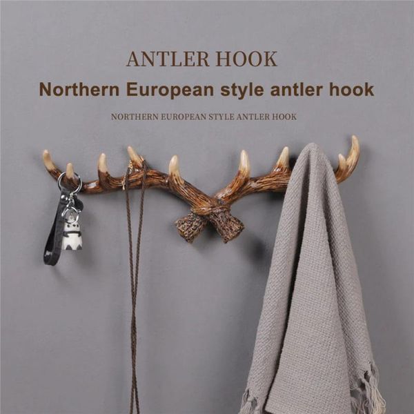 wall hanging hook vintage deer antlers for clothes hat scarf key hooks hanger rack decoration & rails
wall hanging hook vintage deer antlers for clothes hat scarf key hooks hanger rack decoration & rails