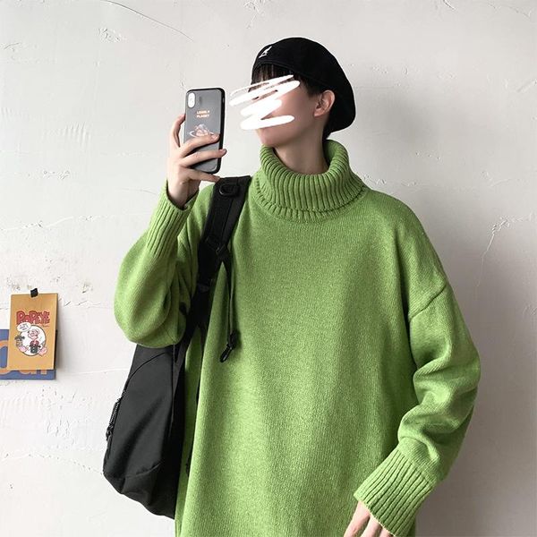 men's sweaters autumn winter turtleneck sweater men warm fashion casual knitted pullover korean loose multicolor long-sleeved mens, White;black
men's sweaters autumn winter turtleneck sweater men warm fashion casual knitted pullover korean loose multicolor long-sleeved mens, White;black