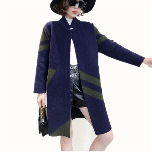 women's wool & blends fashion warm loose women long blend coat solid cashmere jacket print single breasted ladies coats, Black
women's wool & blends fashion warm loose women long blend coat solid cashmere jacket print single breasted ladies coats, Black