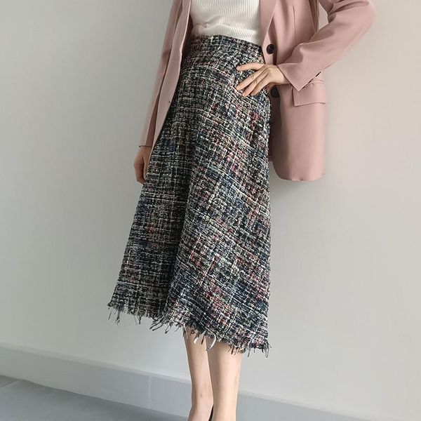 skirts 2021 fashion long mid-calf women a-line s-2xl high waist winter and autumn plaid wool quality, Black
skirts 2021 fashion long mid-calf women a-line s-2xl high waist winter and autumn plaid wool quality, Black