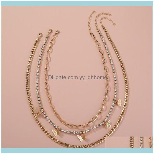 necklaces & pendants jewelryfashion multilayer europe metal butterfly rhinestone necklace for women jewelry gifts aessories chains drop deli, Silver
necklaces & pendants jewelryfashion multilayer europe metal butterfly rhinestone necklace for women jewelry gifts aessories chains drop deli, Silver