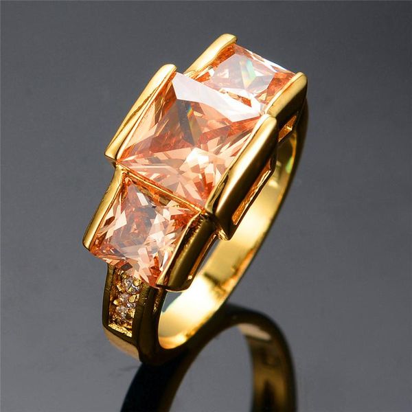 wedding rings luxury female champagne crystal zircon ring fashion gold color unique style promise engagement for women, Slivery;golden
wedding rings luxury female champagne crystal zircon ring fashion gold color unique style promise engagement for women, Slivery;golden