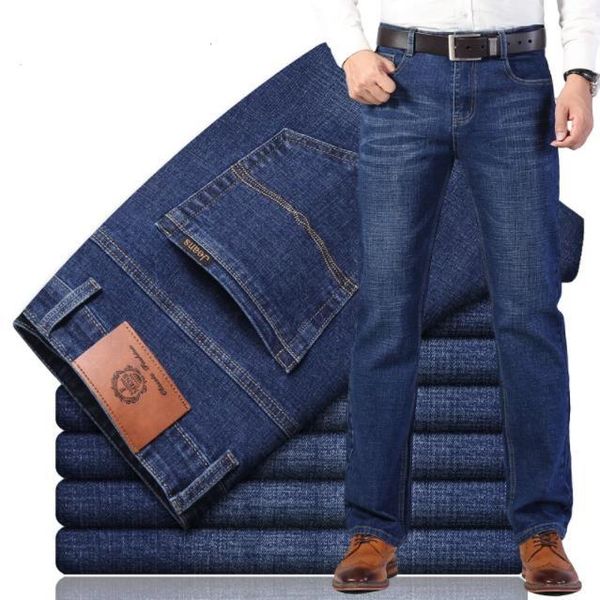 men's jeans otoño de 2021 los hombres algodón stretch estilo clásico moda casual negocios nuevo pantalones, Blue
men's jeans otoño de 2021 los hombres algodón stretch estilo clásico moda casual negocios nuevo pantalones, Blue