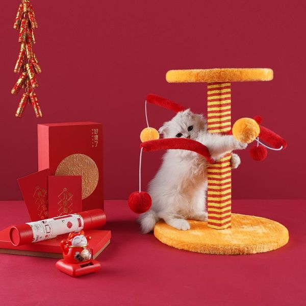cat toys good luck hanging ball grabbing post board sisal wear resistant climbing frame supplies
cat toys good luck hanging ball grabbing post board sisal wear resistant climbing frame supplies