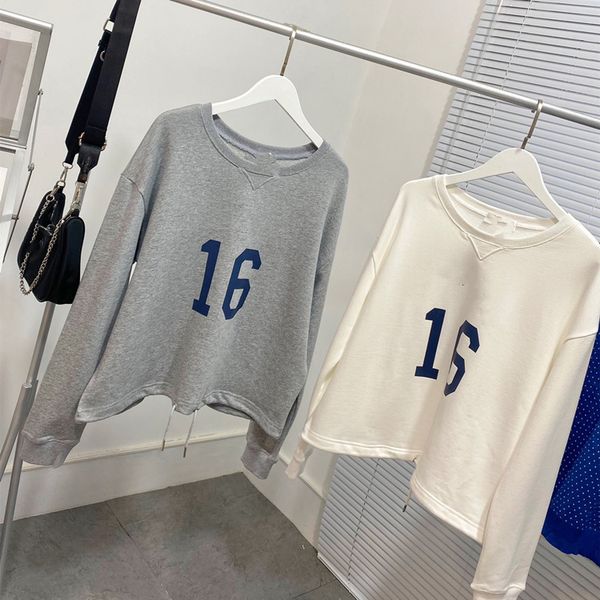 21s autumn new ce family letter printing round neck pullover women's casual hem band loose long sleeve fashion, Black
21s autumn new ce family letter printing round neck pullover women's casual hem band loose long sleeve fashion, Black
