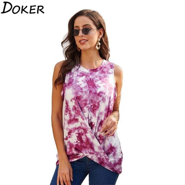 t shirt women summer tie-dye o-neck sleeveless tshirt off shoulder woman plus size fashions streetwear tee shirt femme 210423, White
t shirt women summer tie-dye o-neck sleeveless tshirt off shoulder woman plus size fashions streetwear tee shirt femme 210423, White