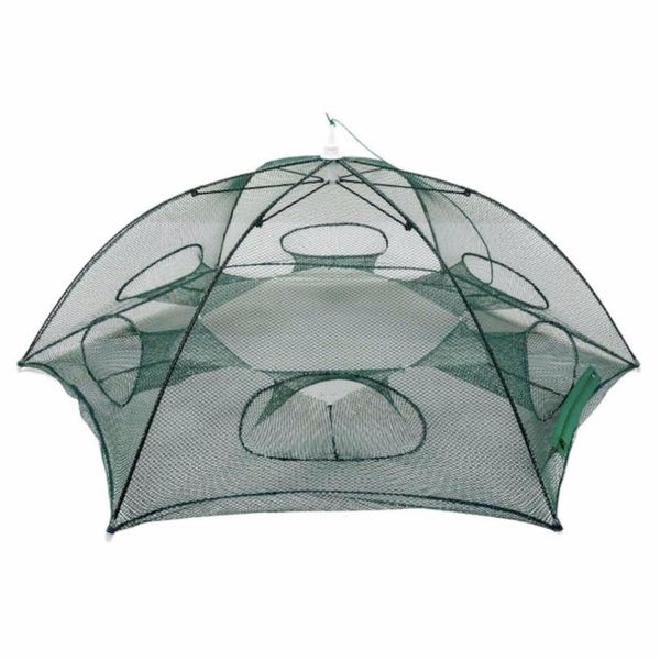 fishing accessories hand-casting automatic net shrimp cage nylon foldable crab fish trap cast netting folding network 6 holes
fishing accessories hand-casting automatic net shrimp cage nylon foldable crab fish trap cast netting folding network 6 holes