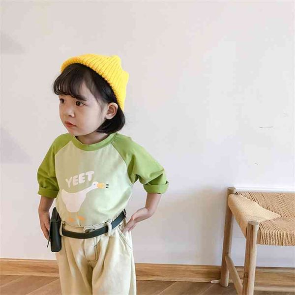 girls cartoon raglan sleeve candy color t shirts kids casual soft all-match long-sleeved tees 210708, Blue
girls cartoon raglan sleeve candy color t shirts kids casual soft all-match long-sleeved tees 210708, Blue