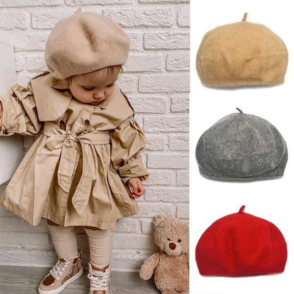 fashion wool baby hat solid color kids girls beret children flat felt painter hats caps &, Yellow
fashion wool baby hat solid color kids girls beret children flat felt painter hats caps &, Yellow
