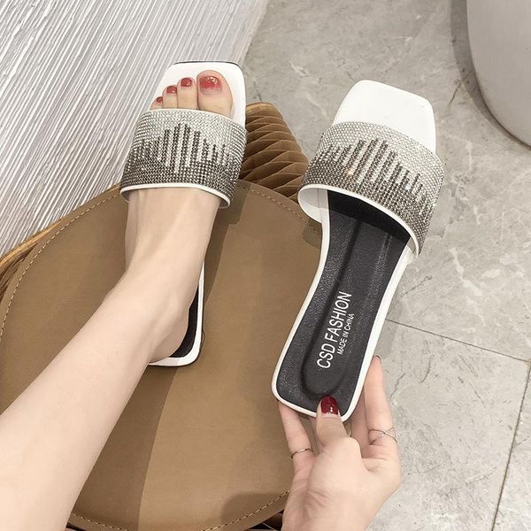 casual flat slippers ladies beach rhinestone fashion open-toe non-slip flip flops soft sole outdoor sandals, Black
casual flat slippers ladies beach rhinestone fashion open-toe non-slip flip flops soft sole outdoor sandals, Black