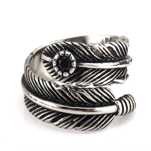 pwc japanese takahashi goro feather for titanium steel titanium steel ringmen band rings and women, Silver
pwc japanese takahashi goro feather for titanium steel titanium steel ringmen band rings and women, Silver