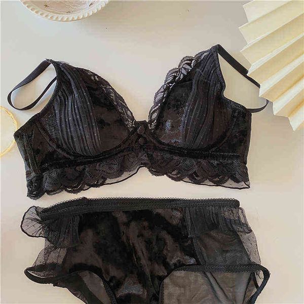 nxy setautumn and winter lingerie velvet lace underwear no steel ring thin section comfortable breathable bra set 1127, Red;black
nxy setautumn and winter lingerie velvet lace underwear no steel ring thin section comfortable breathable bra set 1127, Red;black