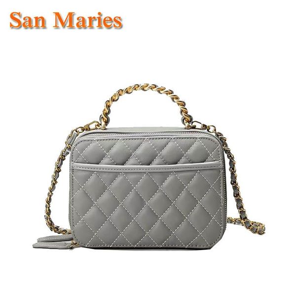 san maries 2021 plaid handbag luxury first layer of cowhide leather purses fashion shoulder bag chain messenger small cross body
san maries 2021 plaid handbag luxury first layer of cowhide leather purses fashion shoulder bag chain messenger small cross body