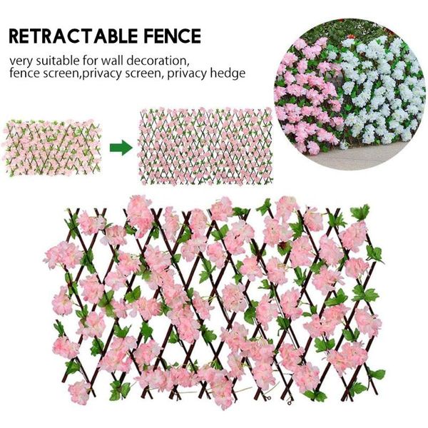 wooden retractable fence privacy expanding hedge with artificial flower leaves garden decoration trellis screen decorative flowers & wreaths
wooden retractable fence privacy expanding hedge with artificial flower leaves garden decoration trellis screen decorative flowers & wreaths