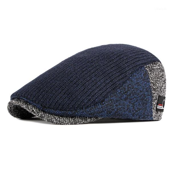 fashion men's knitted patchwork flat beret hats color block sboy cap ivy cabbie caps berets, Blue;gray
fashion men's knitted patchwork flat beret hats color block sboy cap ivy cabbie caps berets, Blue;gray