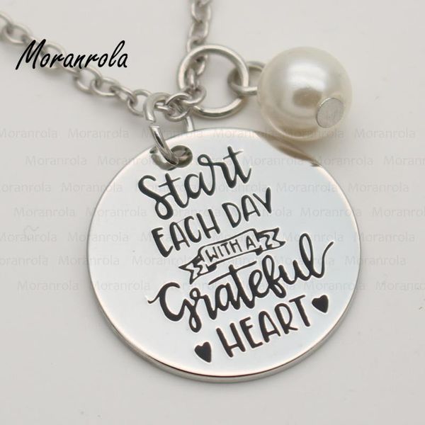pendant necklaces arrive "start each day with a grateful heart"necklace &keychain charm life lessons gift gratefulness inspiration, Silver
pendant necklaces arrive "start each day with a grateful heart"necklace &keychain charm life lessons gift gratefulness inspiration, Silver