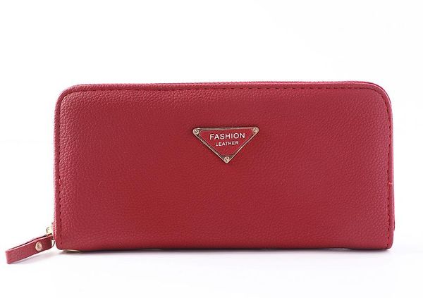 wallets jiulin women long wallet card purse fashion classic burse pu leather holder clutch notecase zipper, Red;black
wallets jiulin women long wallet card purse fashion classic burse pu leather holder clutch notecase zipper, Red;black