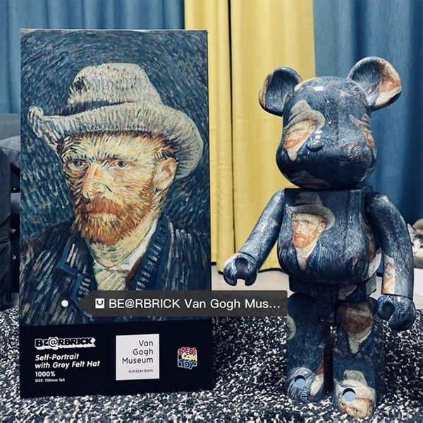 bearbrick's new building block violence bear van gogh self-portrait electroplating century ornaments tide doll hand-made ornaments 28cm
bearbrick's new building block violence bear van gogh self-portrait electroplating century ornaments tide doll hand-made ornaments 28cm