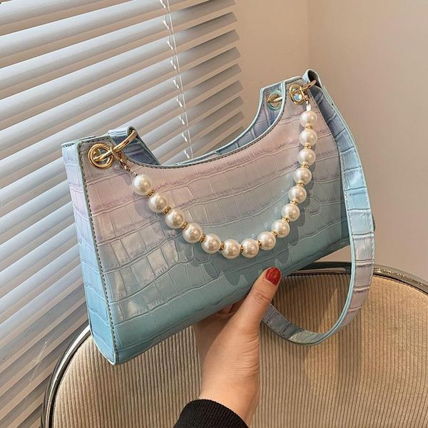 evening bags women blue purple crocodile stone patent crossbody 2021 pearl handbag pu leather saddle underarm designer
evening bags women blue purple crocodile stone patent crossbody 2021 pearl handbag pu leather saddle underarm designer